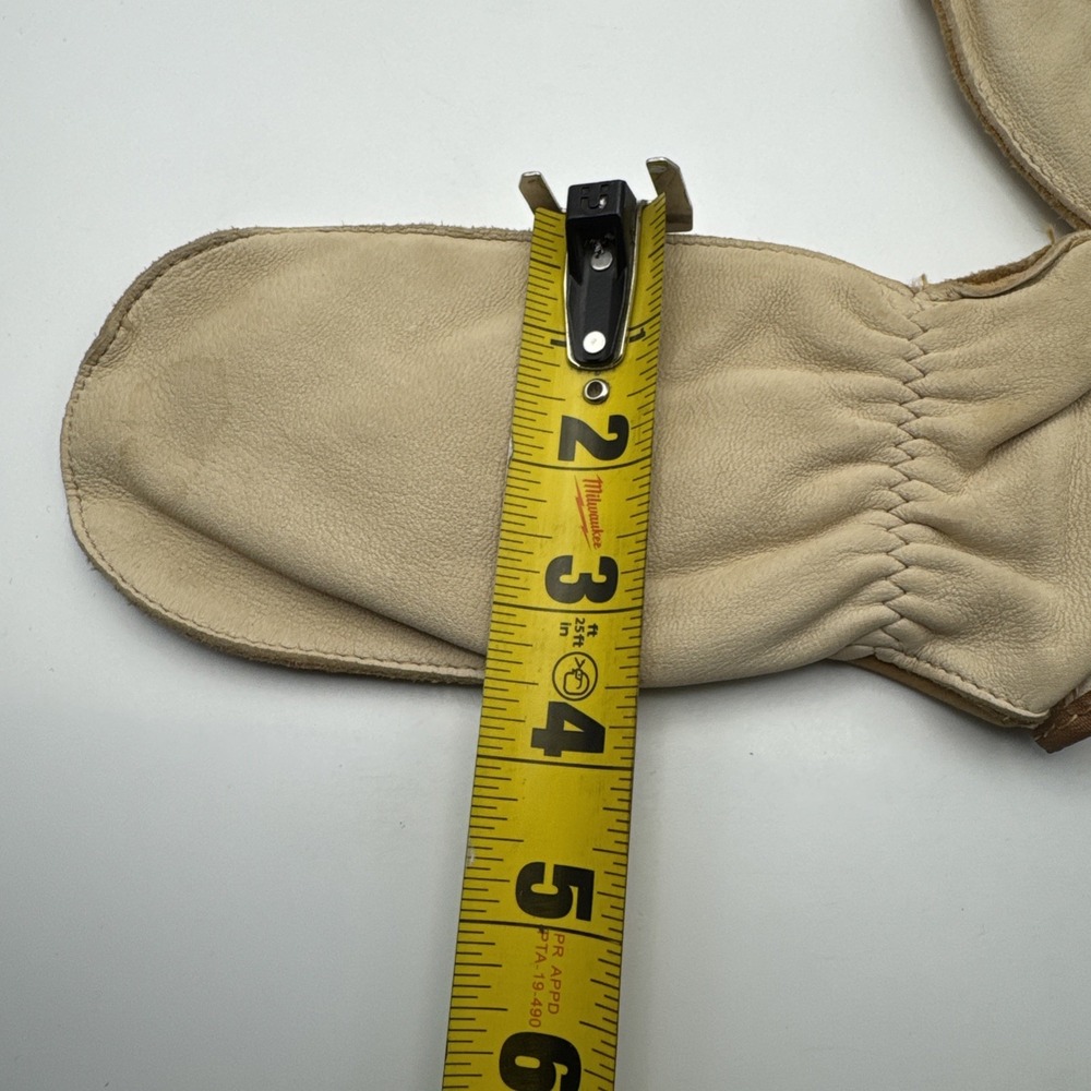 Snowfall Women's Leather Mittens Fleece-Lined Pairs 3.5 x 8 Inch - Picture 11 of 11